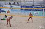 Campeonato de volei de praia em Pocitos, em Montevideo, no Uruguai